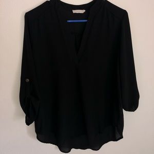 Lush Roll Tab Blouse Size M